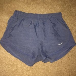 Purple Nike drift shorts